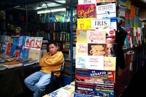 Peru books: Book flea market in Lima Peru