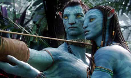 The characters Neytiri and Jake from Avatar