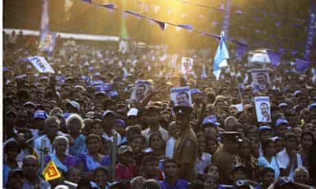 Mahinda Rajapaksa rally, Sri Lanka