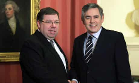 Gordon Brown and Brian Cowen