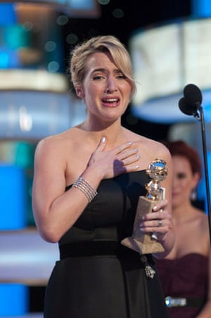 Pictures of the decade: 11 January 2009: Kate Winslet wins the Golden Globe for best actress
