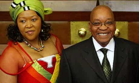 Jacob Zuma and Tobeka Madiba