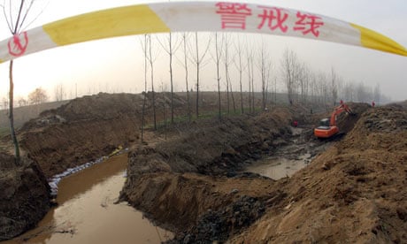 Pipeline in Huaxian county in north-west China's Shaanxi province