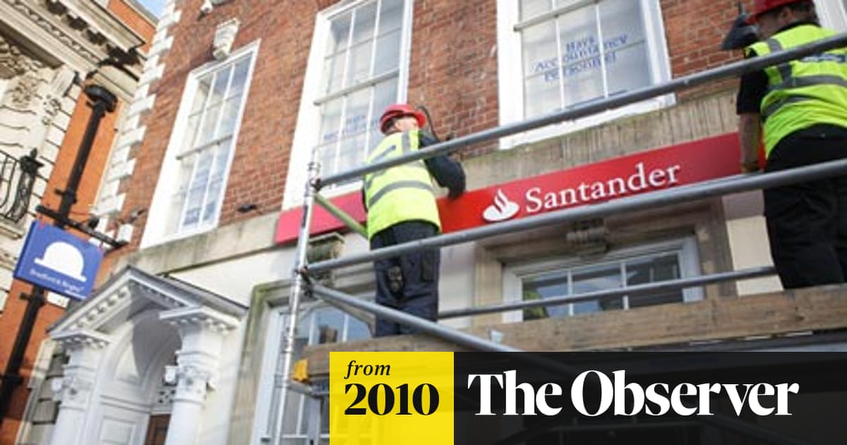 Santander Has No Plans To Float Uk Banks Before Next Spring Banco Santander The Guardian Santander Has No Plans To Float Uk Banks Before Next Spring Banco Santander The Guardian