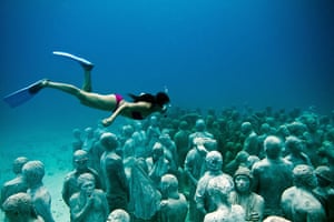 Jason de Caires Taylor: Underwater sculptures, Cancun and Isla Mujeres National Marine Park 