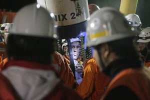 chile miners rescued: rescue operations for 33 trapped miners near Copiapo, Chile 