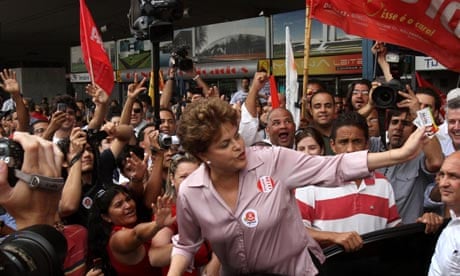 Brazilian presidential candidate Dilma Rousseff