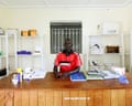 Veterinary worker Francis Olado in Katine