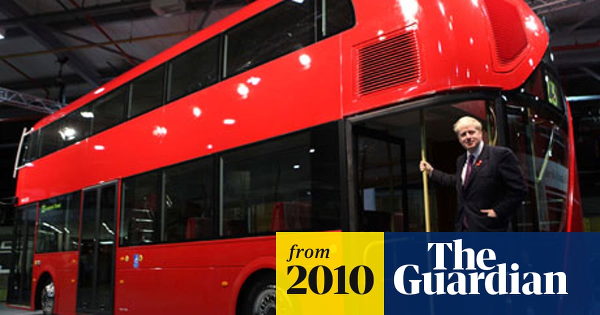 Boris Johnson Unveils Mock Up Of New London Bus New Bus For London The Guardian