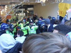 Student Protest Images: Student Protest in London - Images from protestors