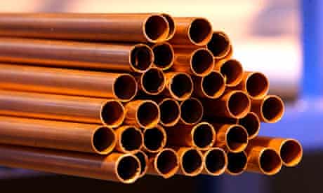 copper heating pipes