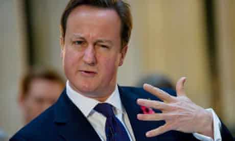 British Prime Minister David Cameron add
