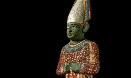 Anhai's wooden statuette of the god Osiris