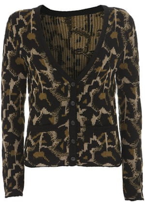 Kate Moss gallery: Leopard-print cardigan