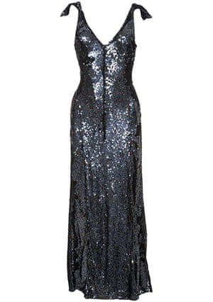 Kate Moss gallery: Antique sequined maxi dress