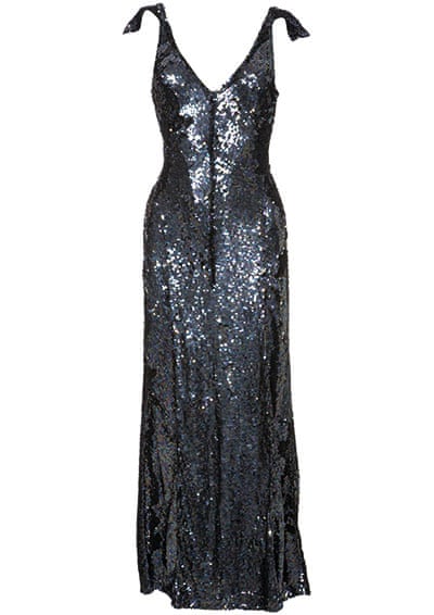 kate moss topshop beaded dress Kate Moss x Topshop Sequin Beaded Flapper Sheer Mini Dress Size XS Black Gatsby