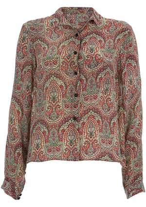 Kate Moss gallery: Paisley blouse