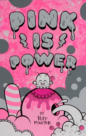 Never Judge exhibition: Pink Is Power, by Buff Monster