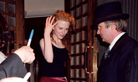Nicole Kidman is snapped leaving The Ivy in 1999.