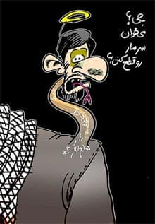 ahmadinejad-snake-cartoon