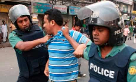 Bangladeshi police arrest activist