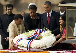 The Obamas in India | US news | The Guardian