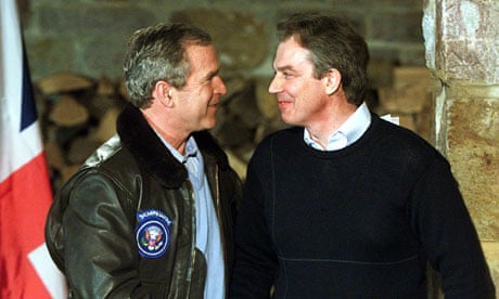 George Bush and Tony Blair