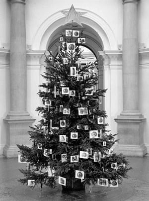Tate christmas trees: 1990 Lisa Milroy Tate christmas tree