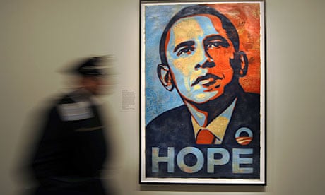 Shepard Fairey's portrait of Barack Obama