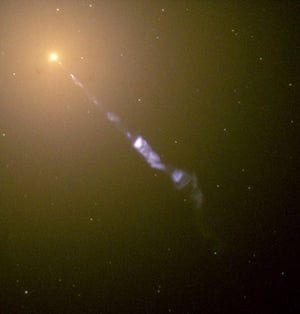 Year in Science: black-hole-powered jet of electrons 