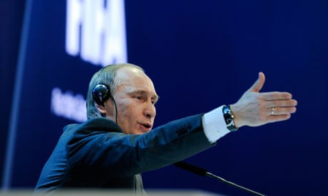 Russia's Prime Minister Vladimir Putin g