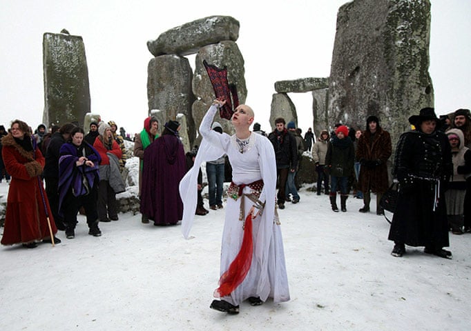 Winter Solstice At Stonehenge Uk News The Guardian