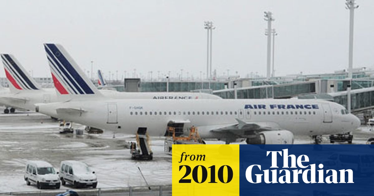 Paris Airport Terminal Evacuated Due To Snow On Roof World News The Guardian