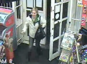 Joanna Yeates : 17 December: CCTV footage of Joanna Yeates seen in Bargain Booze, Bristol