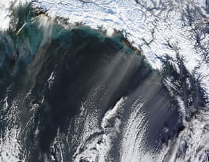 Satellite Eye: dust storms  in Alaska