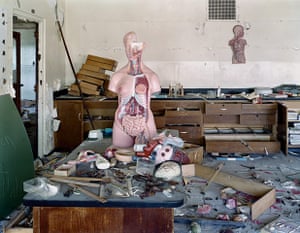 Ruins of Detroit: biology classroom at George W Ferris School