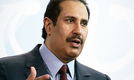 Qatari prime minister Sheikh Hamad bin Jassim Al Thani