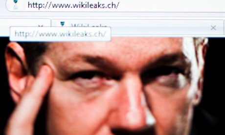 Browser showing WikiLeaks home page after move to Switzerland