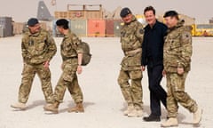 David Cameron in Afghanistan
