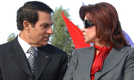 Zine el Abidine Ben Ali and Leila Trabelsi