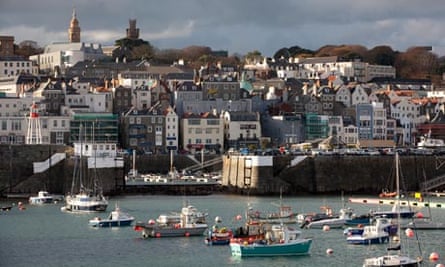The harbour at St Peter Port, Guernsey.