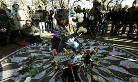 John Lennon Fans Mark Anniversary Of Singer S Murder In New York City John Lennon The Guardian John Lennon Fans Mark Anniversary Of Singer S Murder In New York City John Lennon The Guardian