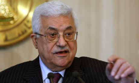 Palestinian President Mahmoud Abbas presser in Cairo