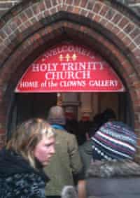 The Joseph Grimaldi memorial service at Holy Trinity, Dalston, east London
