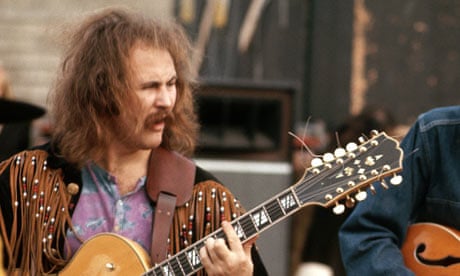 David Crosby, Neil Young, and Stephen Stills Performing