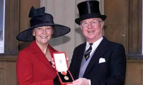 Tory MP Sir Nicholas Winterton with his wife Ann