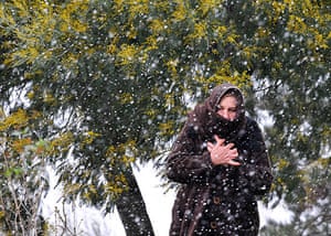 24 hours in pictures: snow in Florence, Italy