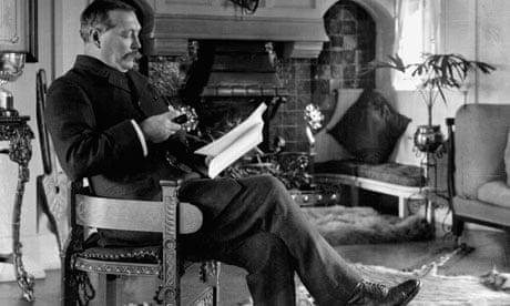 Author Sir Arthur Conan-Doyle with Pipe, ca. 1912