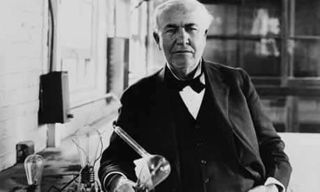 Thomas Edison in His Laboratory