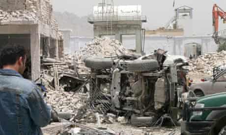 Suicide attack Kandahar prison 2008